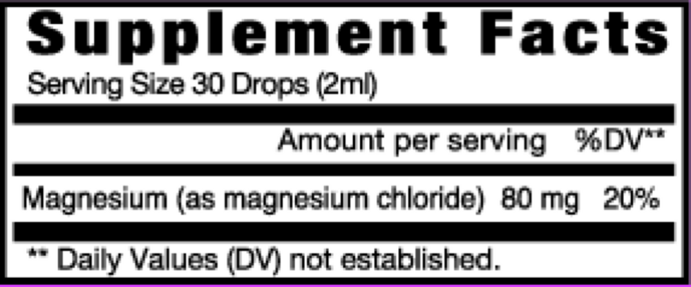 Magnesium liquid concentrate