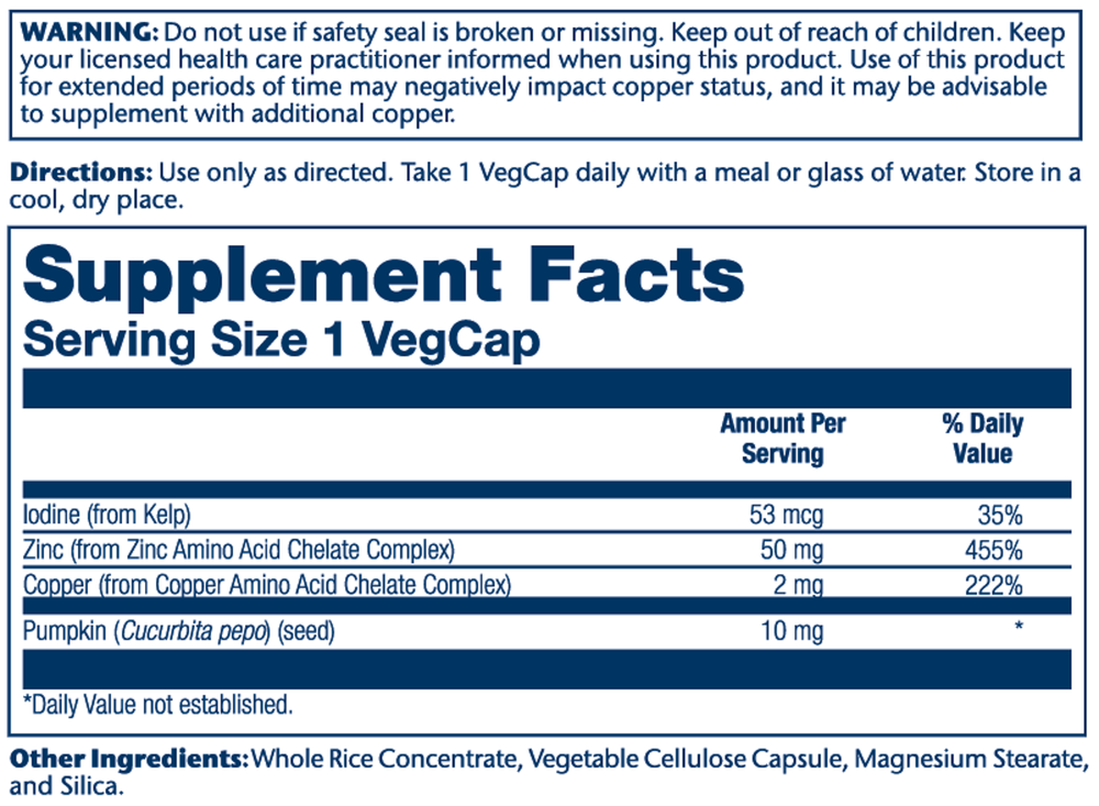 Zinc Copper Amino Acid Chelate