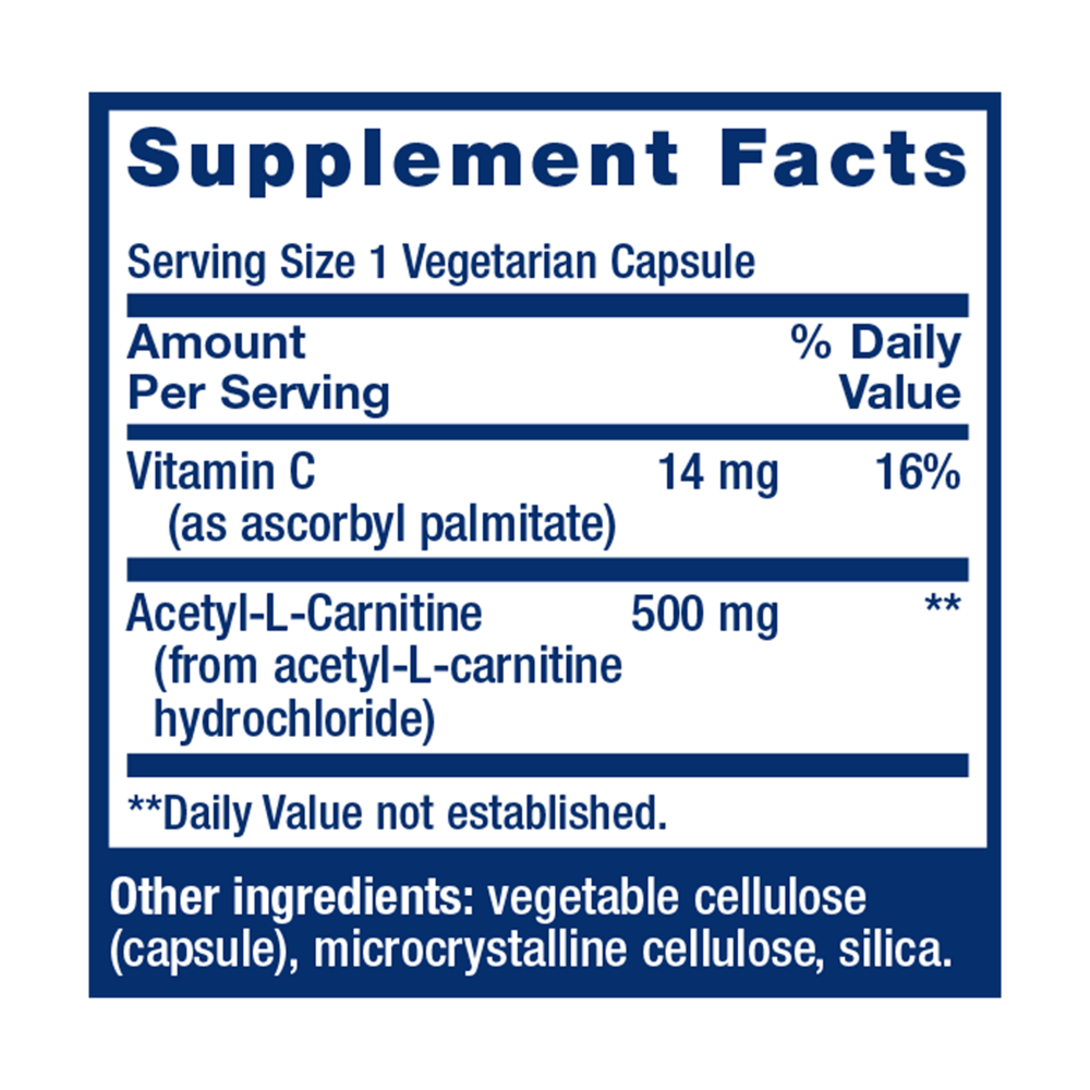 Acetyl-L-Carnitine 500mg