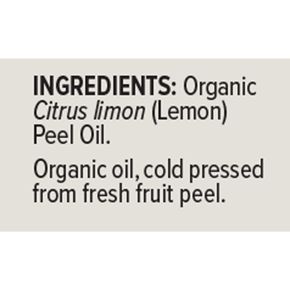 Organic Lemon Essential Oil