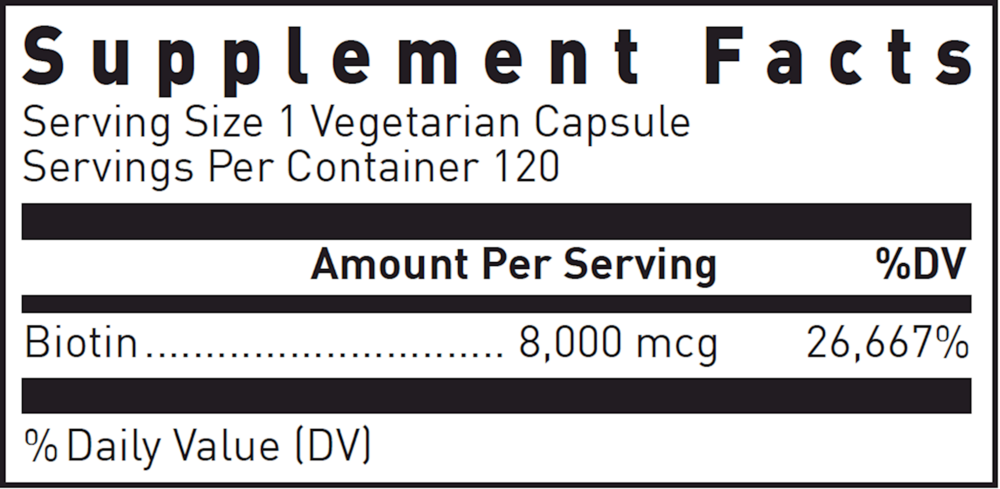 Biotin 8mg