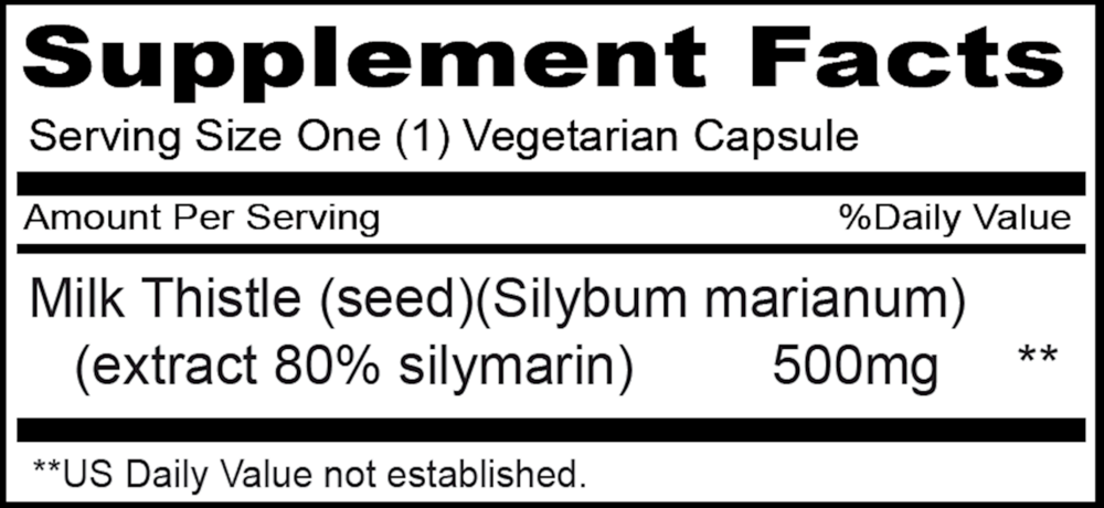 Milk Thistle 500mg