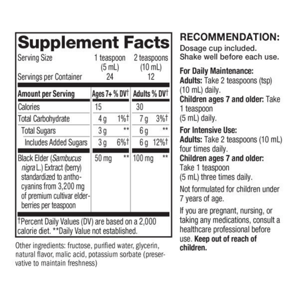 Sambucus Original Syrup