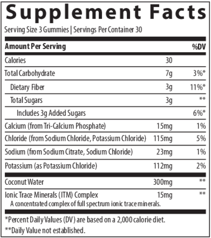 Trace Minerals Electrolyte Stamina Gummi