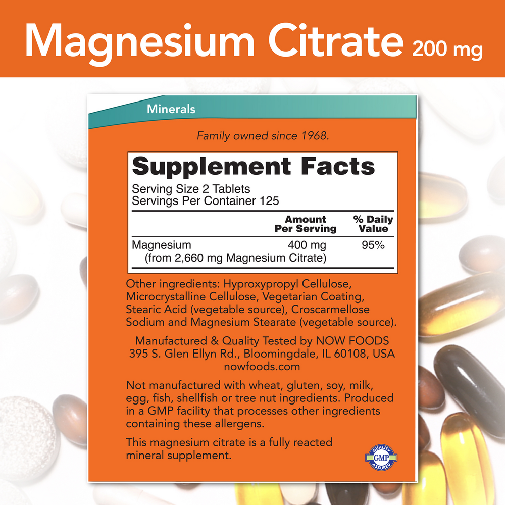 Magnesium Citrate 200mg