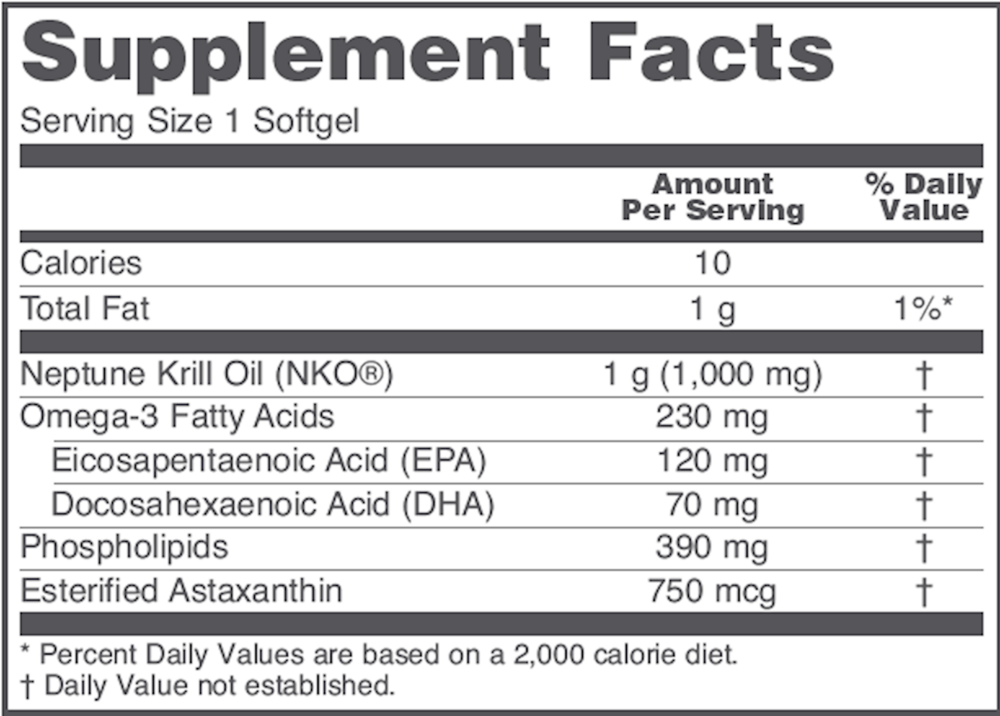 Neptune Krill Oil 1000mg