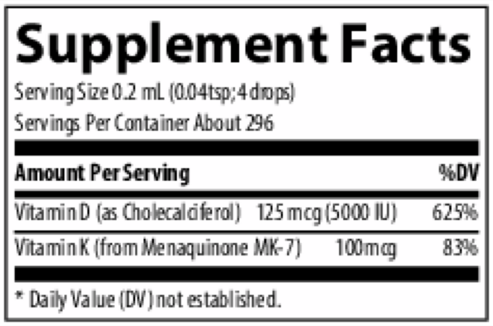 Ionic Vitamin D3 + K2