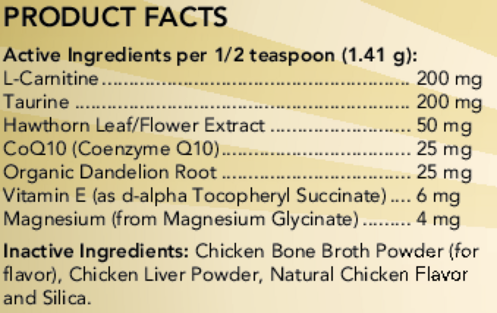 NOW Pet Health Cardiovascular Support Su