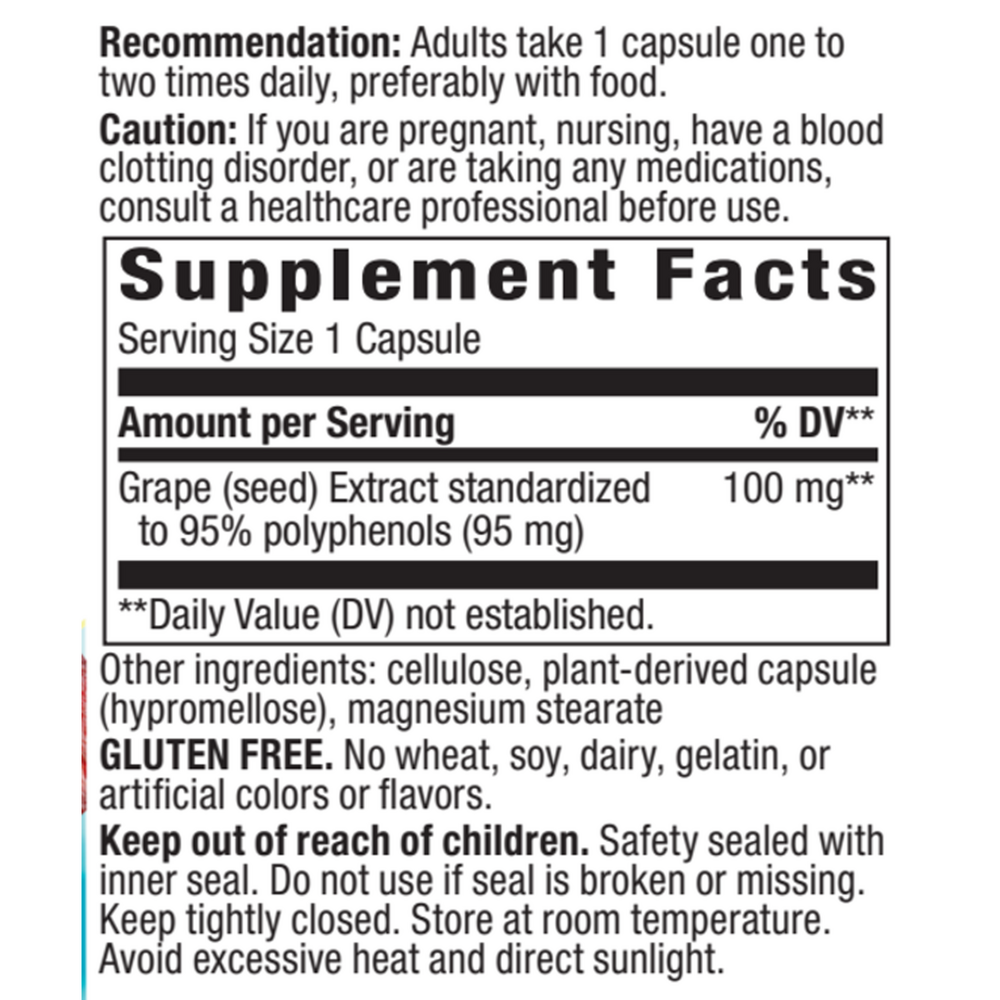 Grape Seed Standardized