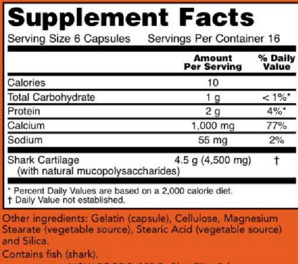 Shark Cartilage 750mg