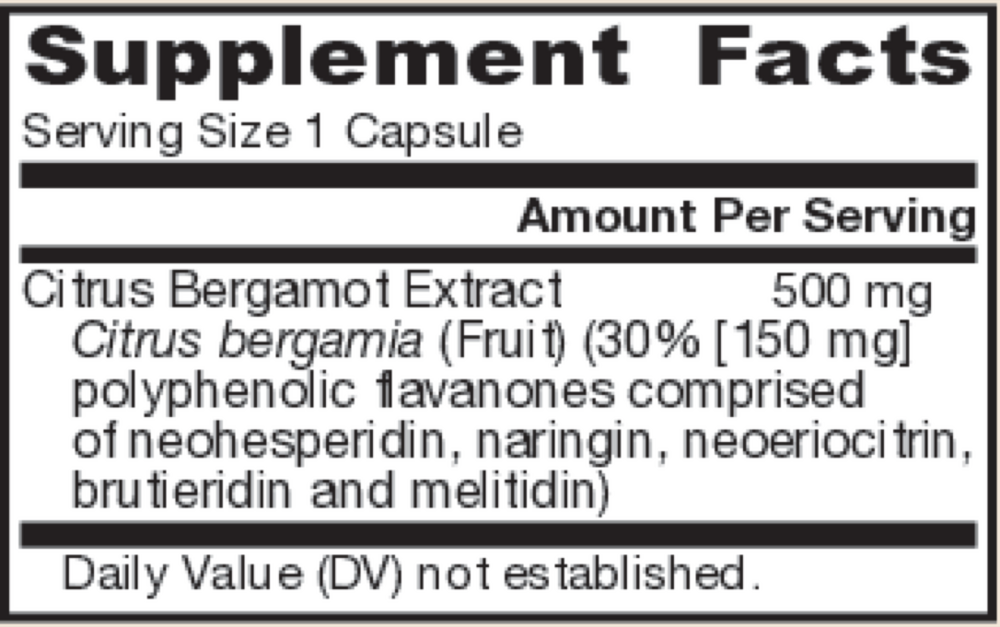 Citrus Bergamot 500mg