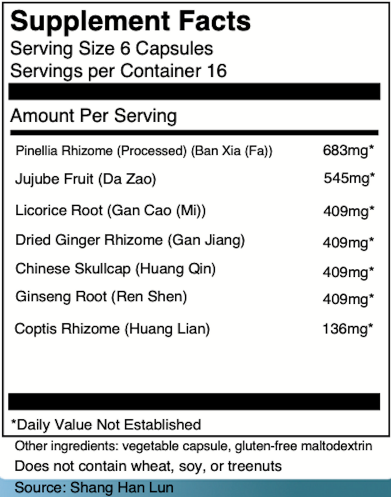 Ban Xia Xie Xin Tang Capsules - Pinellia