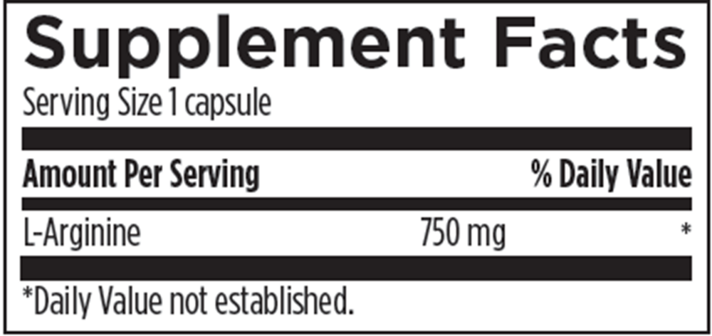 L-Arginine 750mg