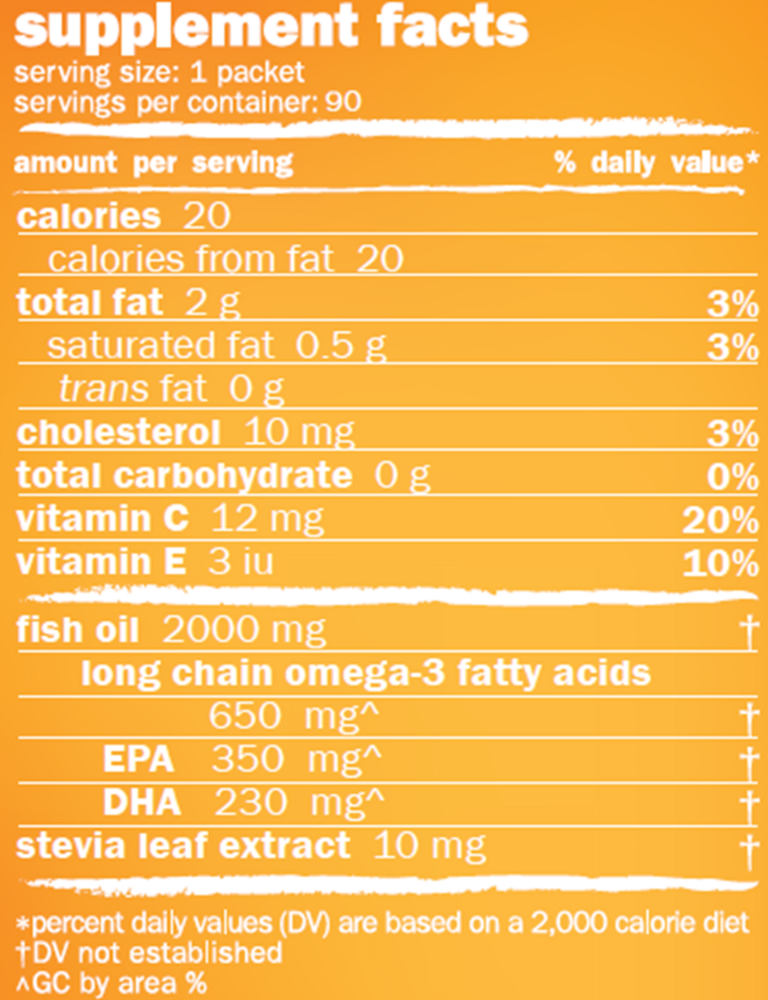 Omega-3 Squeeze Orange