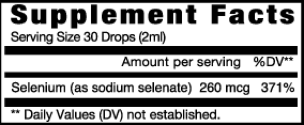 Eidon Ionic Minerals - 2oz Selenium Liqu