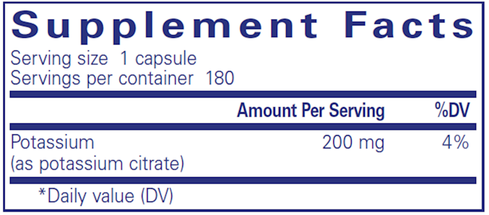 Potassium (Citrate)