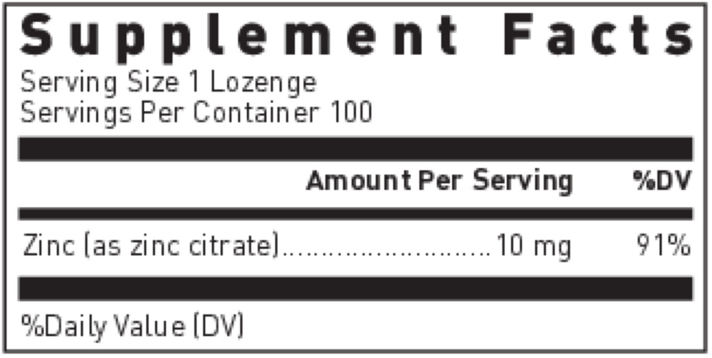 Zinc Lozenges