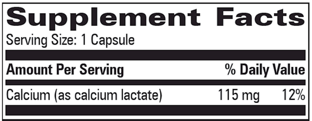 Calcium Lactate 115mg