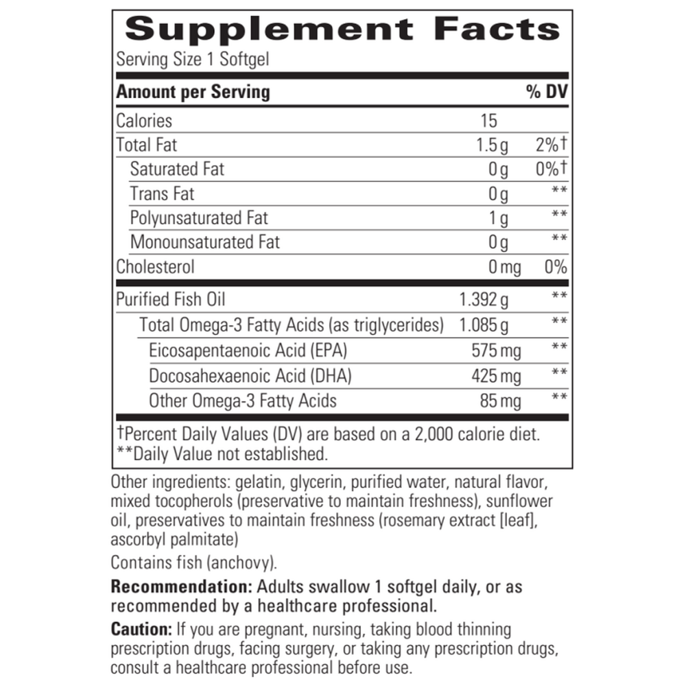 Pure Omega Ultra HP Softgels