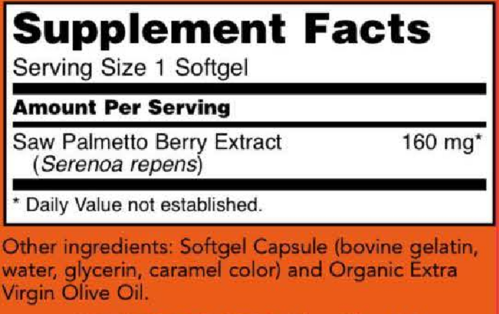 Saw Palmetto Extract 160mg
