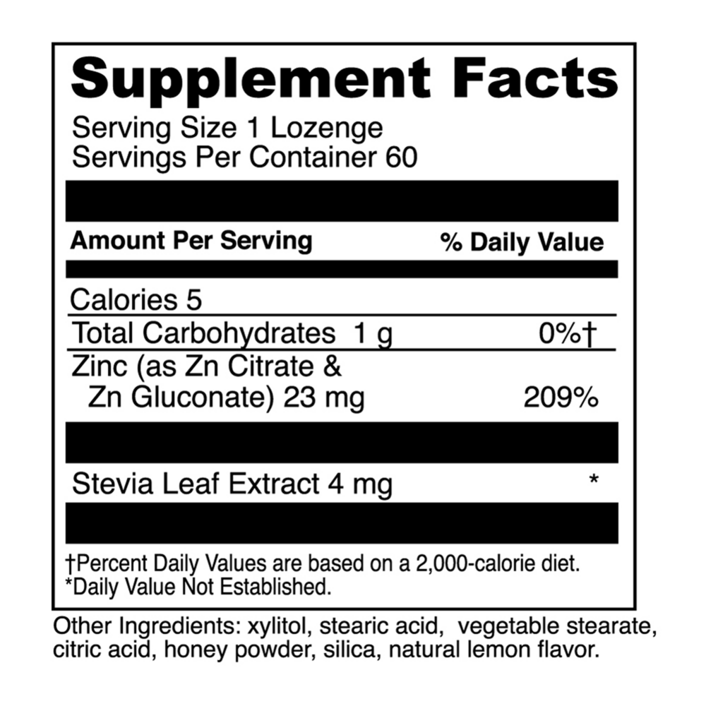 Zinc Lozenge 23mg