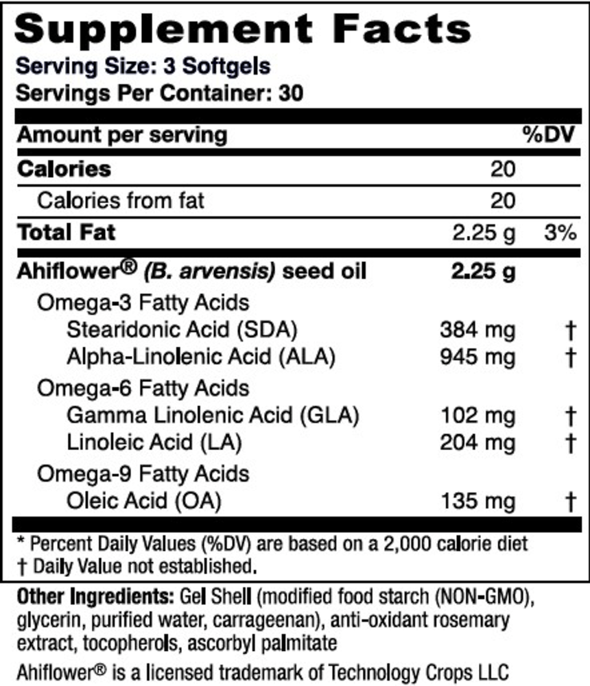 Greens First PRO Ahiflower Oil 90sg