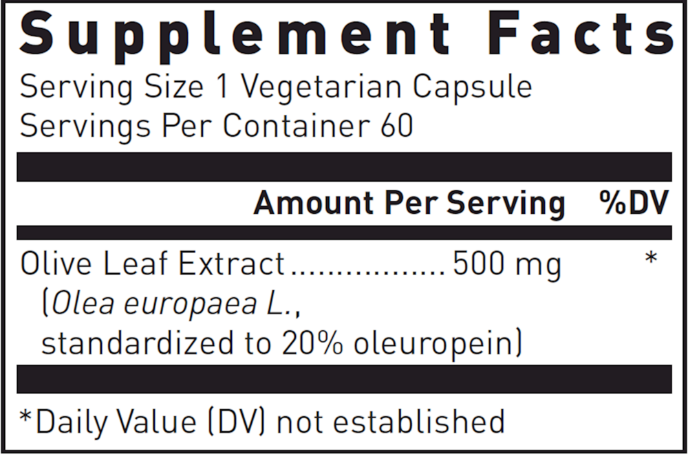 Olive Leaf Extract 500mg