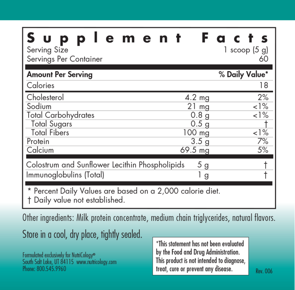 Phospholipid Colostrum