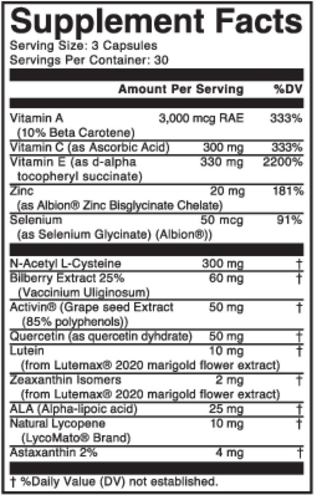 20/20 Eye Formula Capsules (California Only)