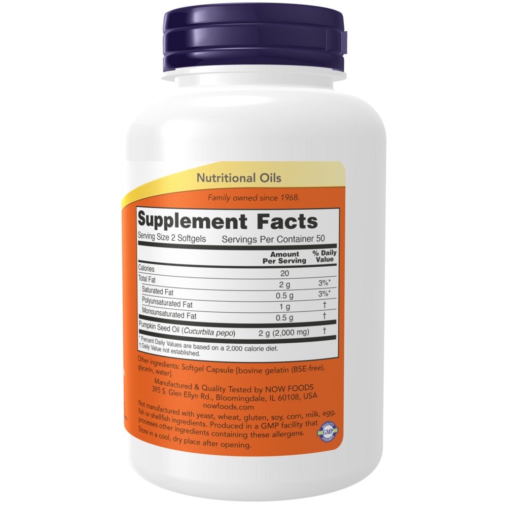 Pumpkin Seed Oil 1000mg