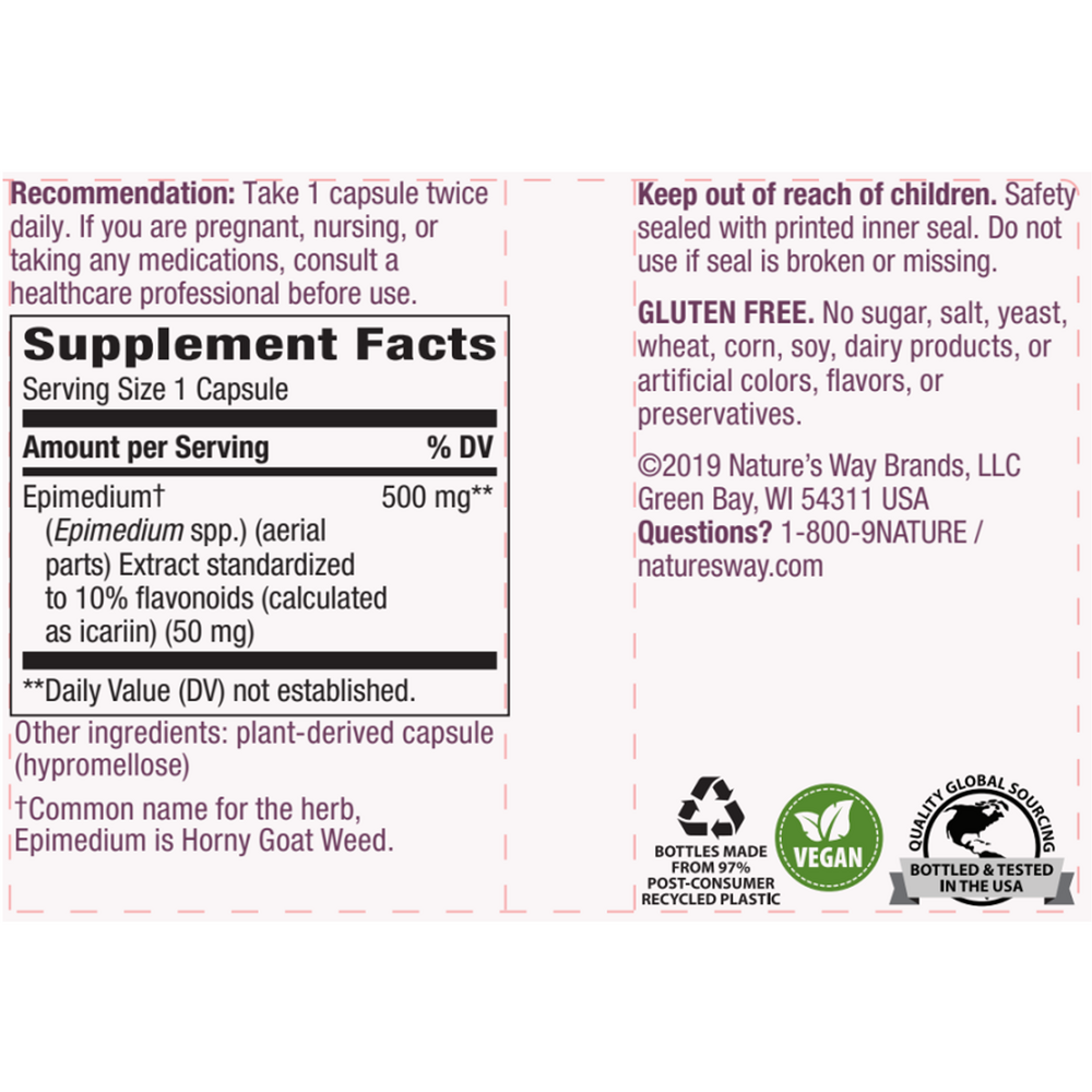 Horny Goat Weed Standardized