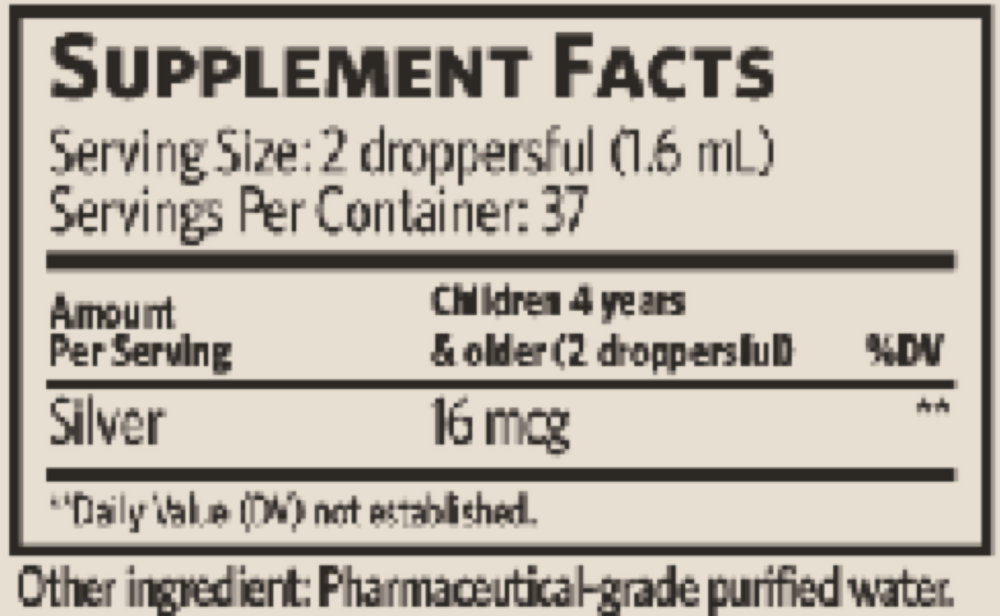 Bio-Active Silver Hydrosol Immune Kids Dropper