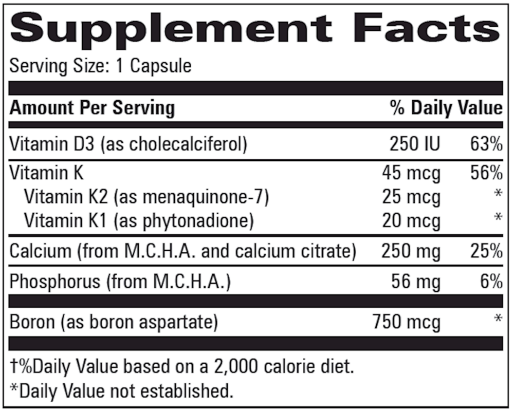 M.C.H.C. w/Vitamin K Caps