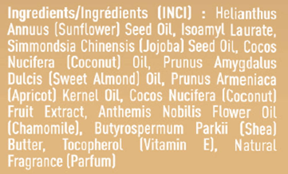 Jojoba Coconut Chamomile Body Oil Spray