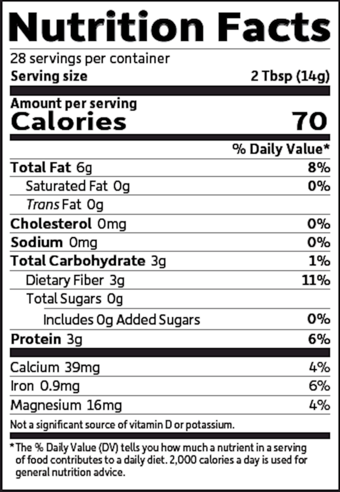 Raw Organics Flax Seed