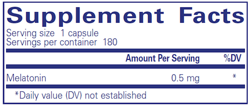 Melatonin 0.5mg