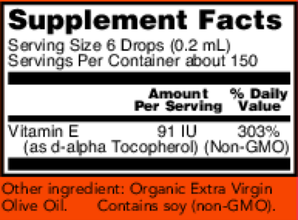 E Liquid with d-alpha Tocopherol