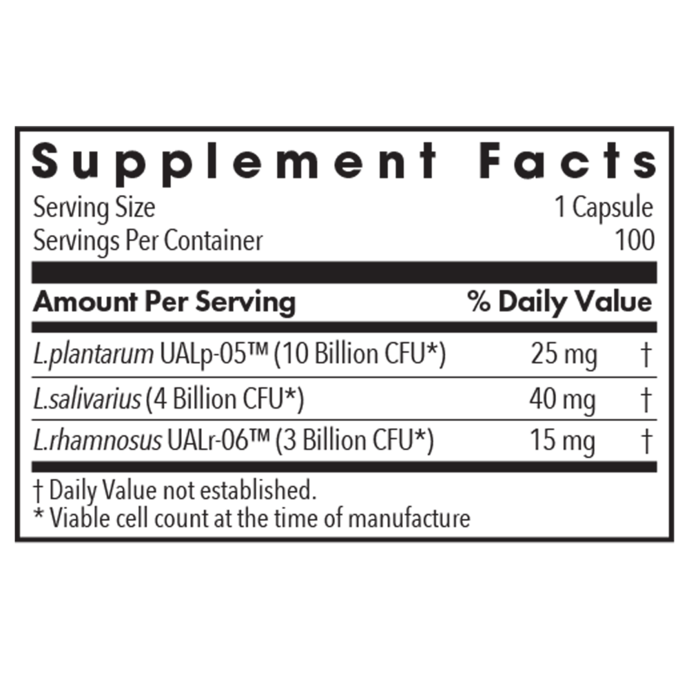 Lactobacillus Plantarum/Rhamnosus/Salivari