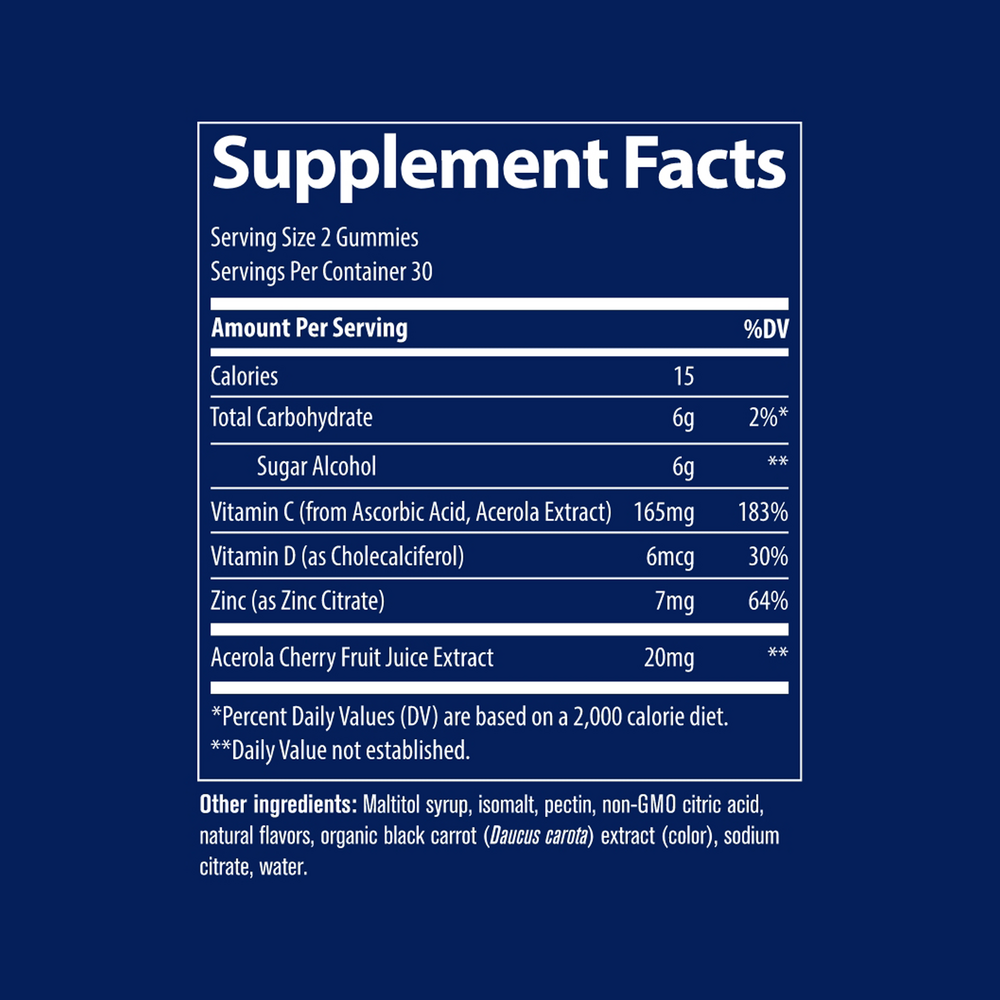 Immunity Gummies - Cherry Flavor