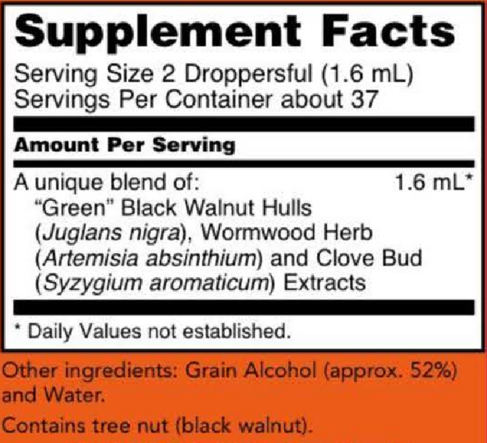 Fresh Green Black Walnut Wormwood Complex Liquid