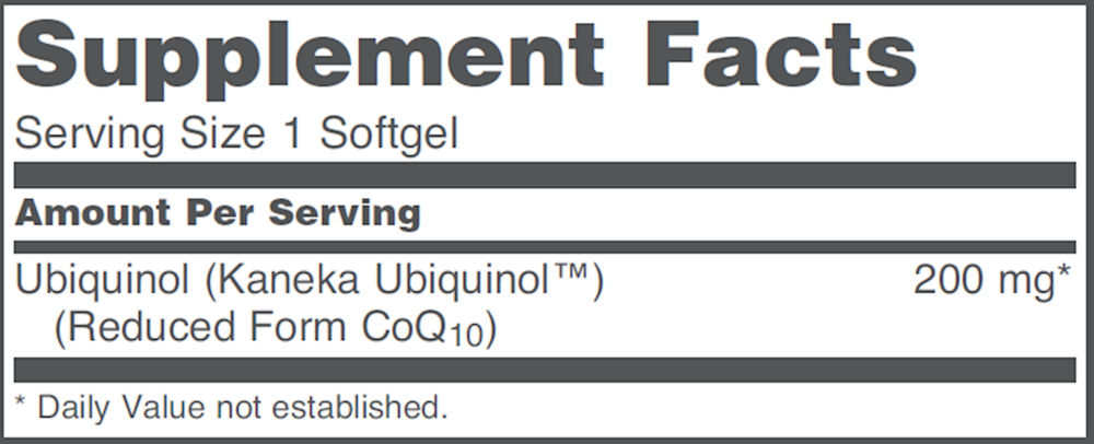 Ubiquinol 200mg