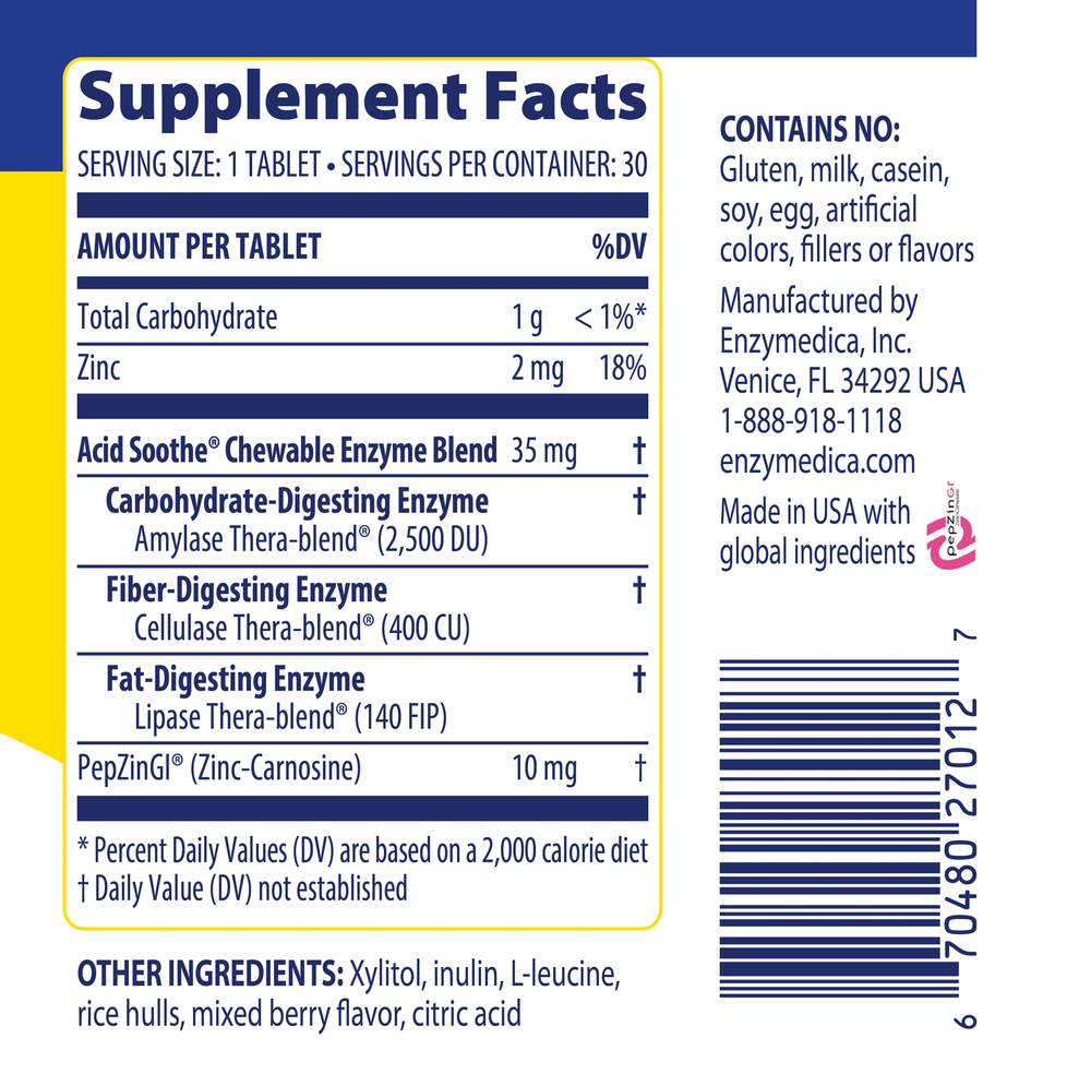 Acid Sooth Chewable Berry