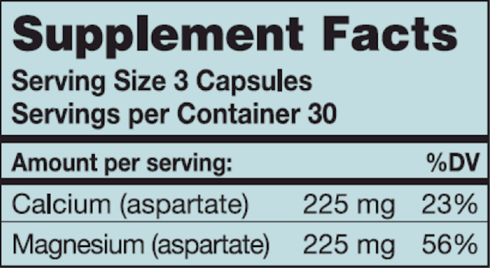 Cal/Mag Aspartate 1:1