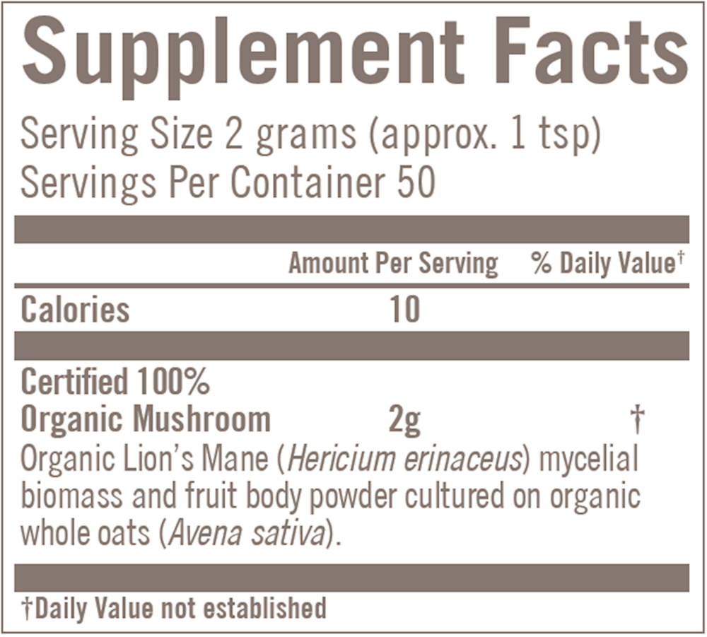 Lion's Mane Mushroom Superfood Powder