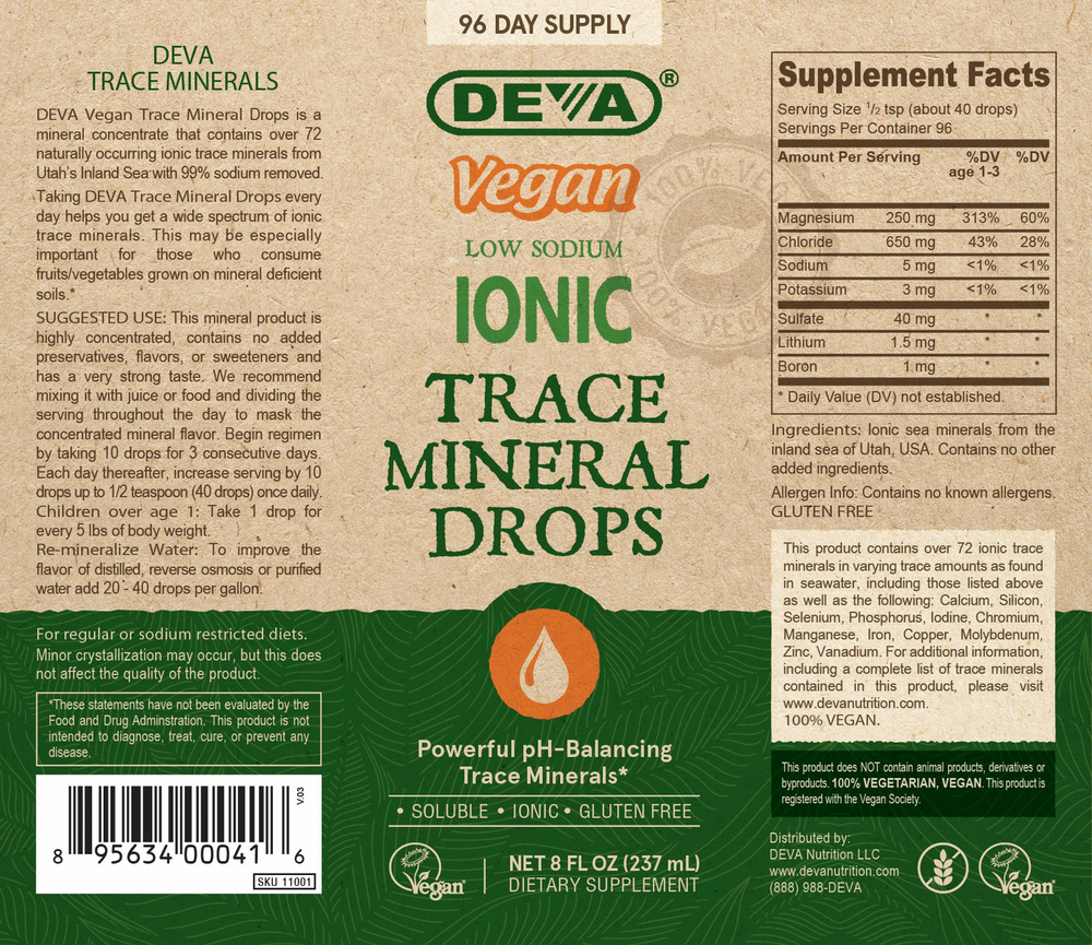 Vegan Ionic Trace Mineral Drops