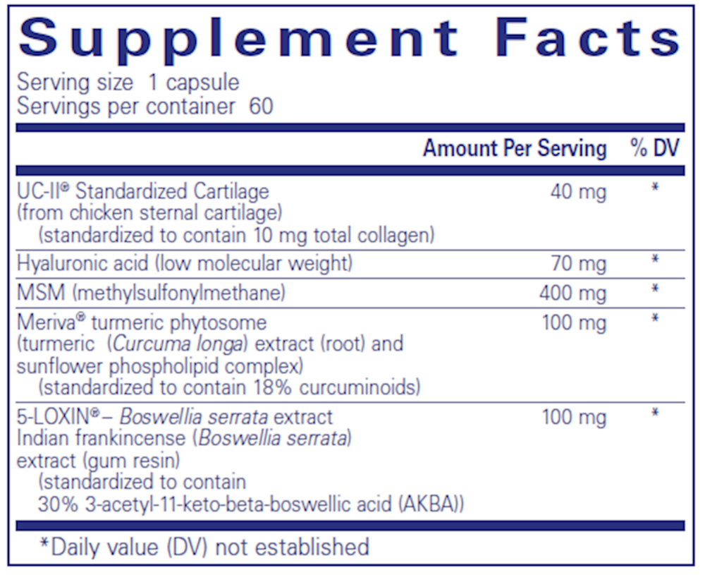 Joint Complex (single dose)*