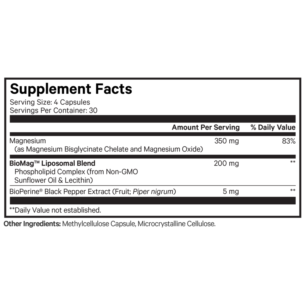 Liposomal Magnesium Glycinate