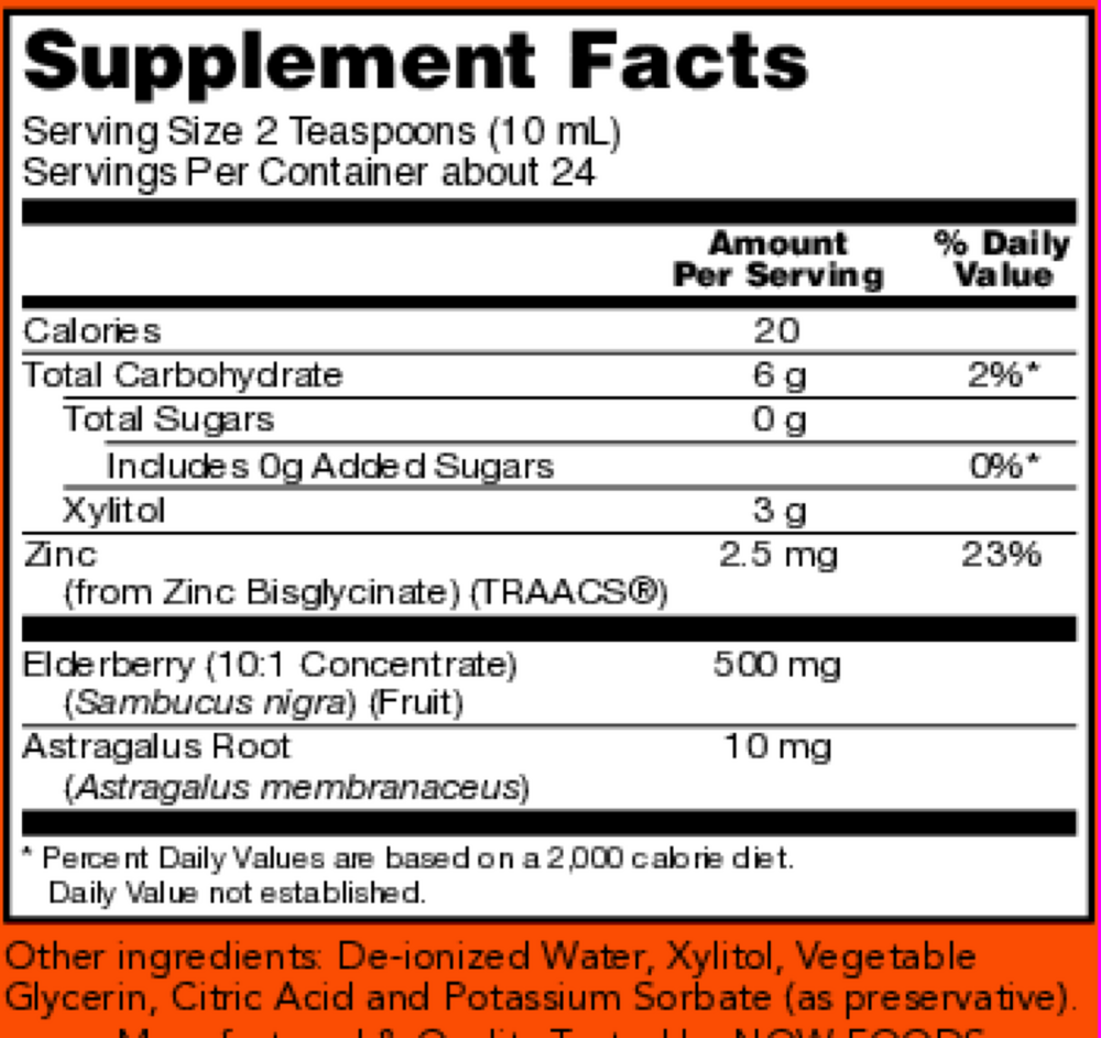 Elderberry Liquid for Kids