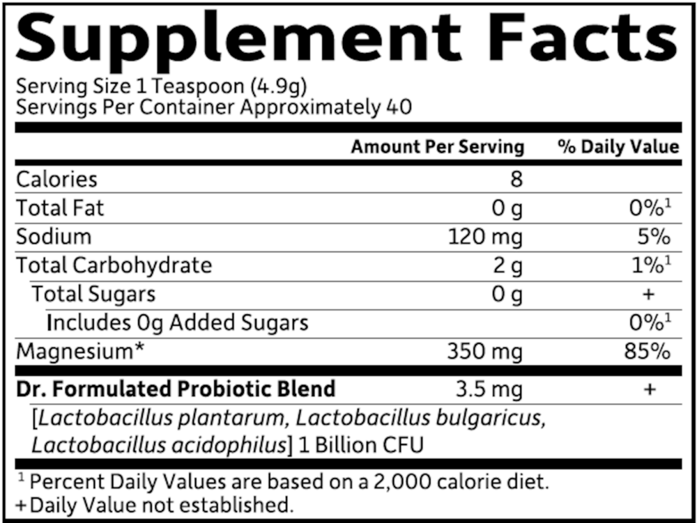 Dr. Formulated Magnesium Orange Powder
