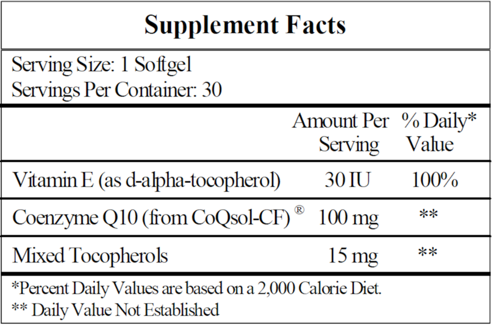 CoQ10 100mg